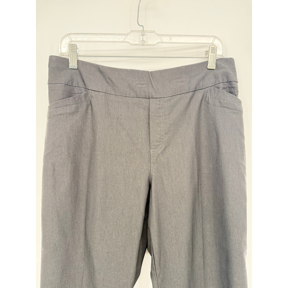 N Touch Pants Black Pull On Button Hem Trousers Basic Workwear Office Size 14 - Picture 3 of 7